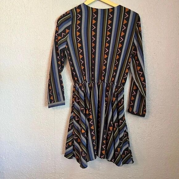 Mobumsaeng Designed by Korea Geometric Print Mini Dress Size Small - Picture 4 of 4
